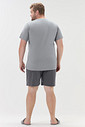 Pijama Masculino Manga Curta Com Bermuda Plus Size Pijama Masculino Manga Curta Com Bermuda Plus Size