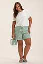 Pijama Feminino Manga Curta Com Shorts Plus Size