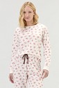 Pijama Feminino Manga Longa Com Calça Pijama Feminino Manga Longa Com Calça