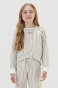 Pijama Feminino Infantil Manga Longa Com Calça Pijama Feminino Infantil Manga Longa Com Calça