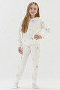 Pijama Feminino Infantil Manga Longa Com Calça