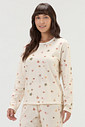 Pijama Feminino Manga Longa Com Calça Pijama Feminino Manga Longa Com Calça