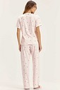 Pijama Feminino Manga Curta Com Calça Pijama Feminino Manga Curta Com Calça