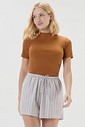 Blusa Feminina Manga Curta Unitária