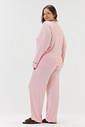 Pijama Feminino Manga Longa Com Calça Plus Size
