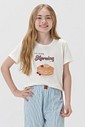 Pijama Feminino Infantil Manga Curta com Calça