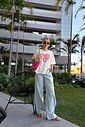 T-SHIRT ESTONADA HEART FLOWER OFF WHITE