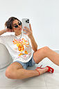 T-SHIRT OVERSIZED APEROL SPRITZ OFF WHITE T-SHIRT OVERSIZED APEROL SPRITZ OFF WHITE