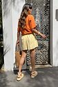 SHORTS ANA AMARELO MANTEIGA
