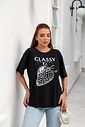 T-SHIRT ESTONADA CLASSY MORANGOS (COM PEDRAS) PRETA T-SHIRT ESTONADA CLASSY MORANGOS (COM PEDRAS) PRETA