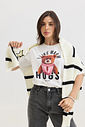 T-SHIRT ESTONADA I LIKE HUGS OFF WHITE