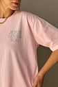 T-SHIRT ESTONADA JESUS LOVES ROSA CANDY