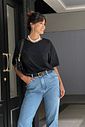 T-SHIRT ESTONADA LISA PRETA