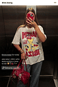 T-SHIRT OVERSIZED MARTINI IBIZA OFF WHITE