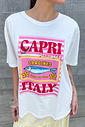 T-SHIRT ESTONADA CAPRI SARDINES OFF WHITE