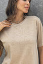 T-SHIRT ESTONADA LISA CAMEL T-SHIRT ESTONADA LISA CAMEL