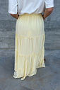 SAIA LONGA BLAIR AMARELO MANTEIGA SAIA LONGA BLAIR AMARELO MANTEIGA