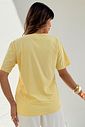 T-SHIRT ESTONADA PONTOS DE LUZ AMARELO CANDY