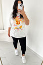 T-SHIRT OVERSIZED APEROL SPRITZ OFF WHITE