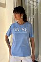 T-SHIRT ESTONADA MUSE AZUL SERENITY