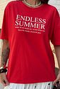 T-SHIRT ESTONADA ENDLESS SUMMER VERMELHA