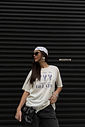 T-SHIRT ESTONADA DOLCE GELATO ESTAMPA AZUL OFF WHITE