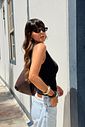 BLUSA DECOTE CANOA GIULIA PRETA BLUSA DECOTE CANOA GIULIA PRETA