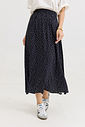 SAIA MIDI SWEET FLORAL PRETA