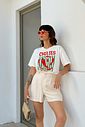 T-SHIRT ESTONADA CHILIES OFF WHITE T-SHIRT ESTONADA CHILIES OFF WHITE