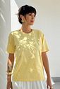 T-SHIRT ESTONADA PONTOS DE LUZ AMARELO CANDY