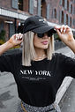 T-SHIRT ESTONADA NYC INSPIRE PRETO