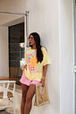 T-SHIRT OVERSIZED SUMMER BREEZE AMARELO MANTEIGA T-SHIRT OVERSIZED SUMMER BREEZE AMARELO MANTEIGA