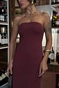 VESTIDO TOMARA QUE CAIA GABRIELLA MARSALA