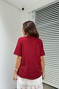 T-SHIRT ESTONADA LISA VINHO
