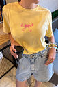 T-SHIRT ESTONADA TO FEEL LOST AMARELO CANDY T-SHIRT ESTONADA TO FEEL LOST AMARELO CANDY