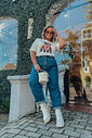 T-SHIRT ESTONADA I LIKE HUGS OFF WHITE