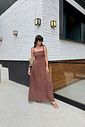 VESTIDO MIDI AGHATA MARROM VESTIDO MIDI AGHATA MARROM
