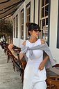 BLUSA DECOTE CANOA GIULIA BRANCA BLUSA DECOTE CANOA GIULIA BRANCA