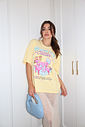 T-SHIRT OVERSIZED BRAZILIAN CULTURE AMARELO CANDY T-SHIRT OVERSIZED BRAZILIAN CULTURE AMARELO CANDY