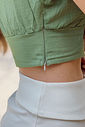 TOP ALOHA MINI VICHY VERDE