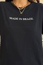 T-SHIRT ESTONADA MADE IN BRAZIL PRETA T-SHIRT ESTONADA MADE IN BRAZIL PRETA