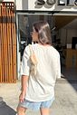 T-SHIRT OVERSIZED PARIS COFFEE OFF WHITE