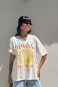 T-SHIRT OVERSIZED VITAMINA D OFF WHITE