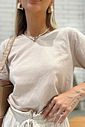 T-SHIRT ESTONADA LISA NUDE
