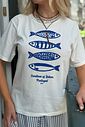 T-SHIRT ESTONADA SARDINES OFF WHITE T-SHIRT ESTONADA SARDINES OFF WHITE
