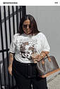 T-SHIRT OVERSIZED SWEETNESS CHERRY OFF WHITE