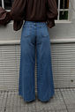 CALÇA JEANS SUPER PANTALONA CELINE AZUL