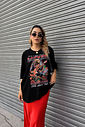 T-SHIRT OVERSIZED ESTONADA HEART REBEL PRETA T-SHIRT OVERSIZED ESTONADA HEART REBEL PRETA