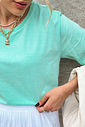 T-SHIRT ESTONADA LISA VERDE CANDY T-SHIRT ESTONADA LISA VERDE CANDY