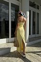VESTIDO TOMARA QUE CAIA GABRIELLA AMARELO CANDY